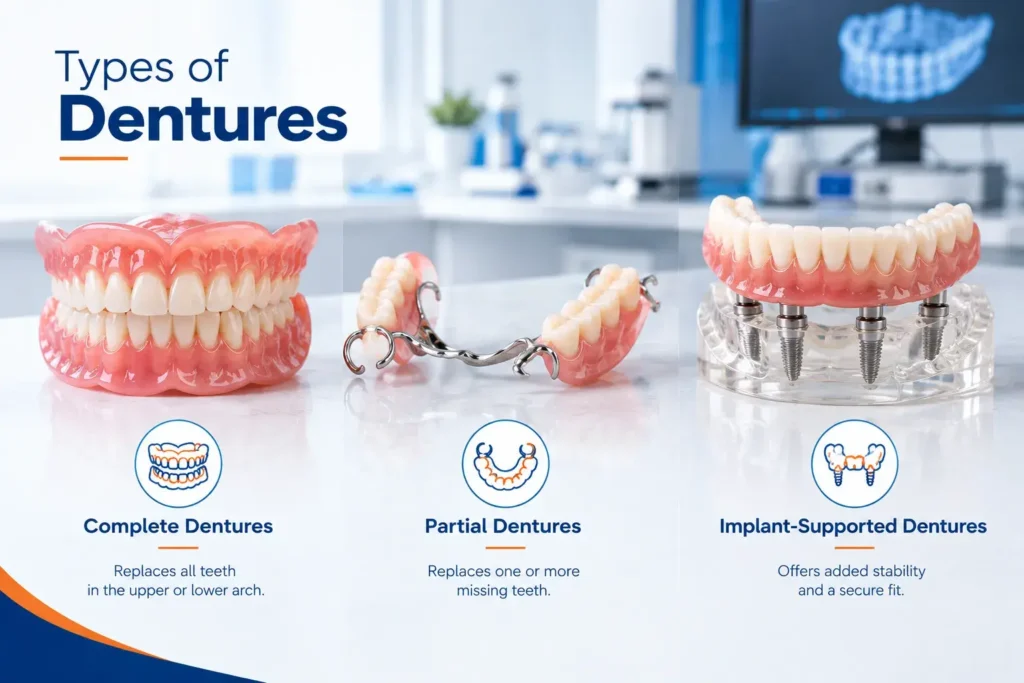 Types of Dentures Does a Dental Lab Make2